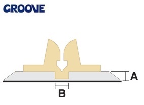 groove  0.45 x 1.4 mm zand nr.2a (G14045)