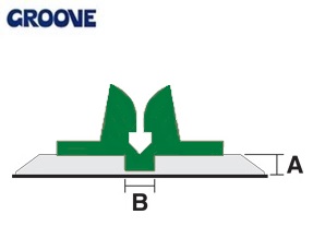 groove  0.80 x 1.9 mm groen nr.5 (G19080)