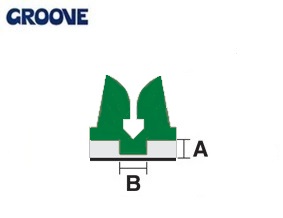 groove  0.55 x 1.9 mm groen nr.5 mini (GM19055)