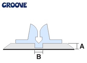groove  0.70 x 2.3 mm neutraal nr.6b (G23070)