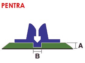 pentra ab  0.5 x 1.3 mm / (47st. á 75cm)