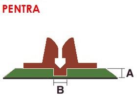 pentra ab  0.6 x 2.5 mm / (47st. á 75cm)