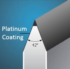 dieflex platinum  3pt x 23.80 mm cb 42°