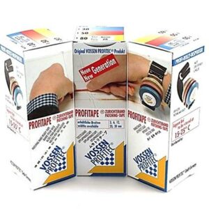 toestelband profi-tape blauw  30µ 30.0 mm breed x 35 mtr.