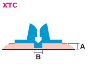 xtc   0.3 x 1.1 mm (2pt) / (32st. á 75cm)