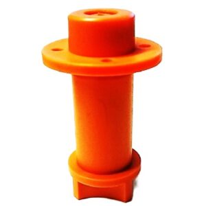 afstandstukken bobst oranje kompleet (50mm) met kop (4 gaten