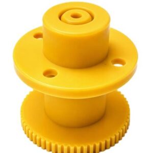 afstandstukken geel kompleet (21mm) vlak (4 gaten)