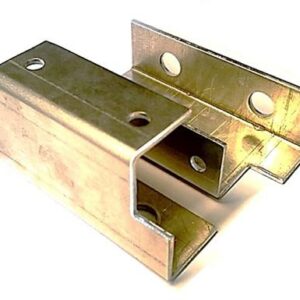 aluminium profielen met uitsparingen 100 mm lang