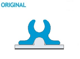 channel reverse bend  2.7/1.0(0.7/0.3) SRB2-ABSNL  (24x75cm)