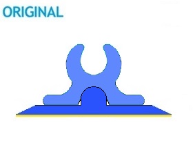 channel reverse bend  2.7/1.0 SRBAB-ABSNL  (32x75cm) 6.9mm