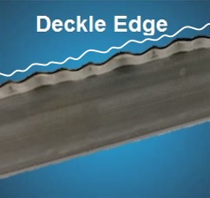 golflijnen deckle edge 2pt x 23.80 mm cb fijn