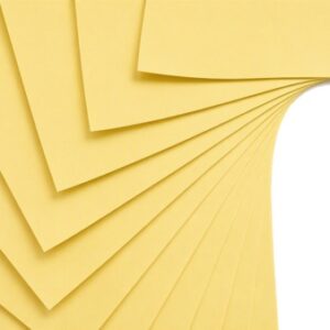 gekalibreerd papier/ toestelvloei 730x  595x0.10mm dik geel