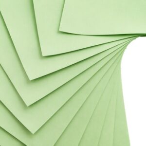 gekalibreerd papier/ toestelvloei 730x  595x0.20mm dik groen