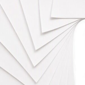 gekalibreerd papier/ toestelvloei 730x  595x0.05mm dik wit