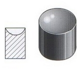 holpijpen  3e -  6.5 mm diam. (voet  6.5)