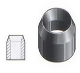 holpijpen cb1mm -  8.5 mm diam. (voet  9.5)