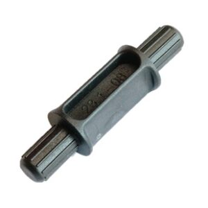 kunststof stiften 11x23x11 mm zwart (6.8x12.5x6.8)