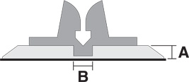 pentra ab  0.6 x 1.6 mm / (47st. á 75cm)