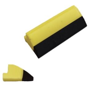 rilprofielrubber C3 60°shore zwart 7x13 mm (1mm afst.houder)