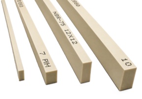 slitrubber wit 70° shore 4x10 mm hoog (27x75cm)