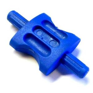 kunststof stiften 12x30x12 mm blauw ovaal