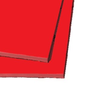 speed-eject 25°shore platen 500x500x7 mm hoog zkl. rood