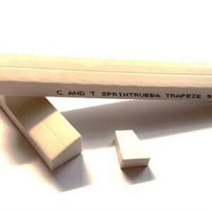 sprintrubber trapezoidal 10x7.0/11.0 mm hoog (50st.á60cm)