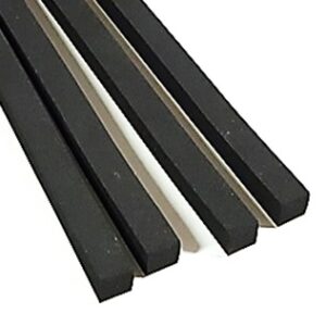 celrubber nr.2 zwart 500x7x7 mm hoog verpakt per 2m²