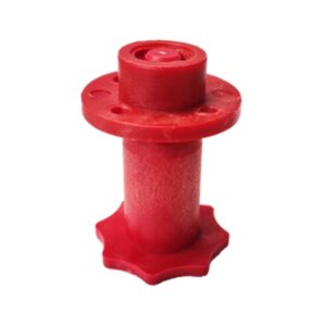 afstandstukken meurer fix rood kompleet (45mm) vlak (3 gaten
