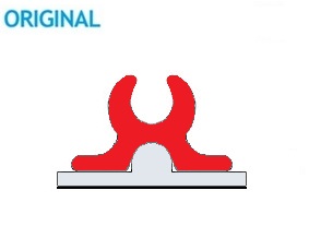 channel reverse bend  2.0/0.7 SRB1ML-ABSNL  (24x75cm)